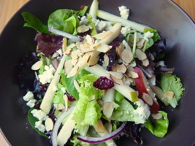 Apple and Pear Salad with Almonds