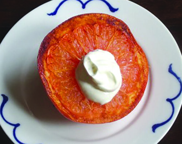 grilled grapefruit
