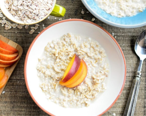 stone fruit oatmeal
